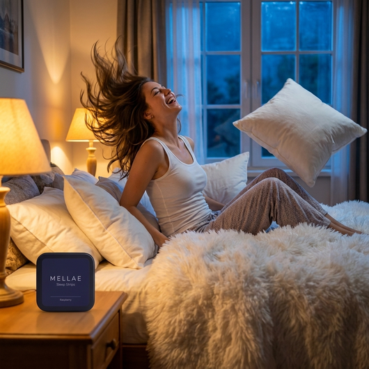 The wind-down she looks forward to - Mellae Sleep Strips
